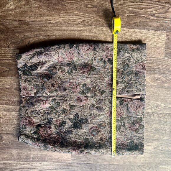 Vintage 90s Karen Hill Tapestry Style Modest Skirt - Size 6 - Picture 4 of 7